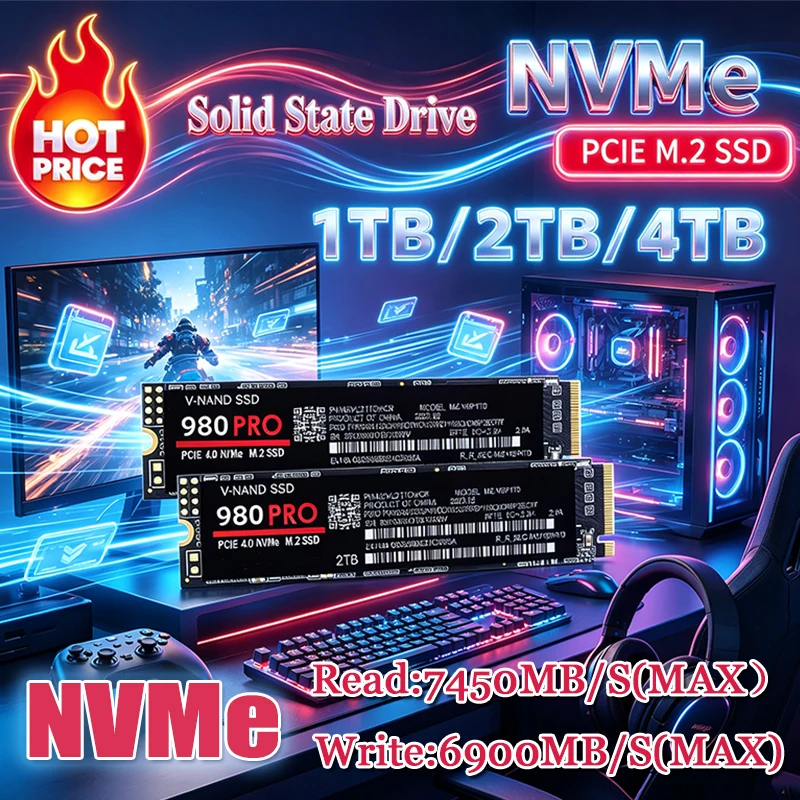 Samsung Ssd 980 Pro - Disque SSD NVMe 980 Pro M2