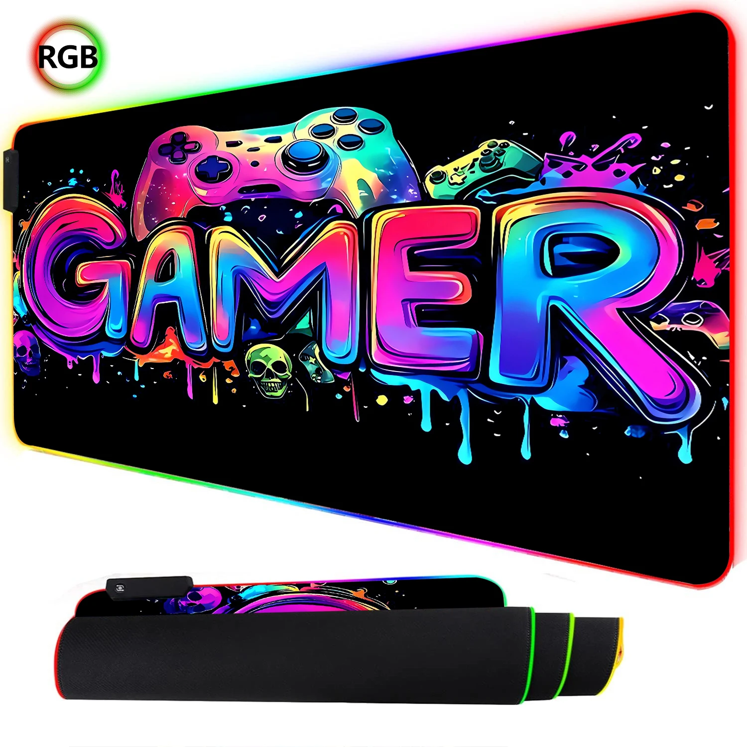Esports Gaming Keyboard And Mouse - Rvb néon contrôleur de jeu Art