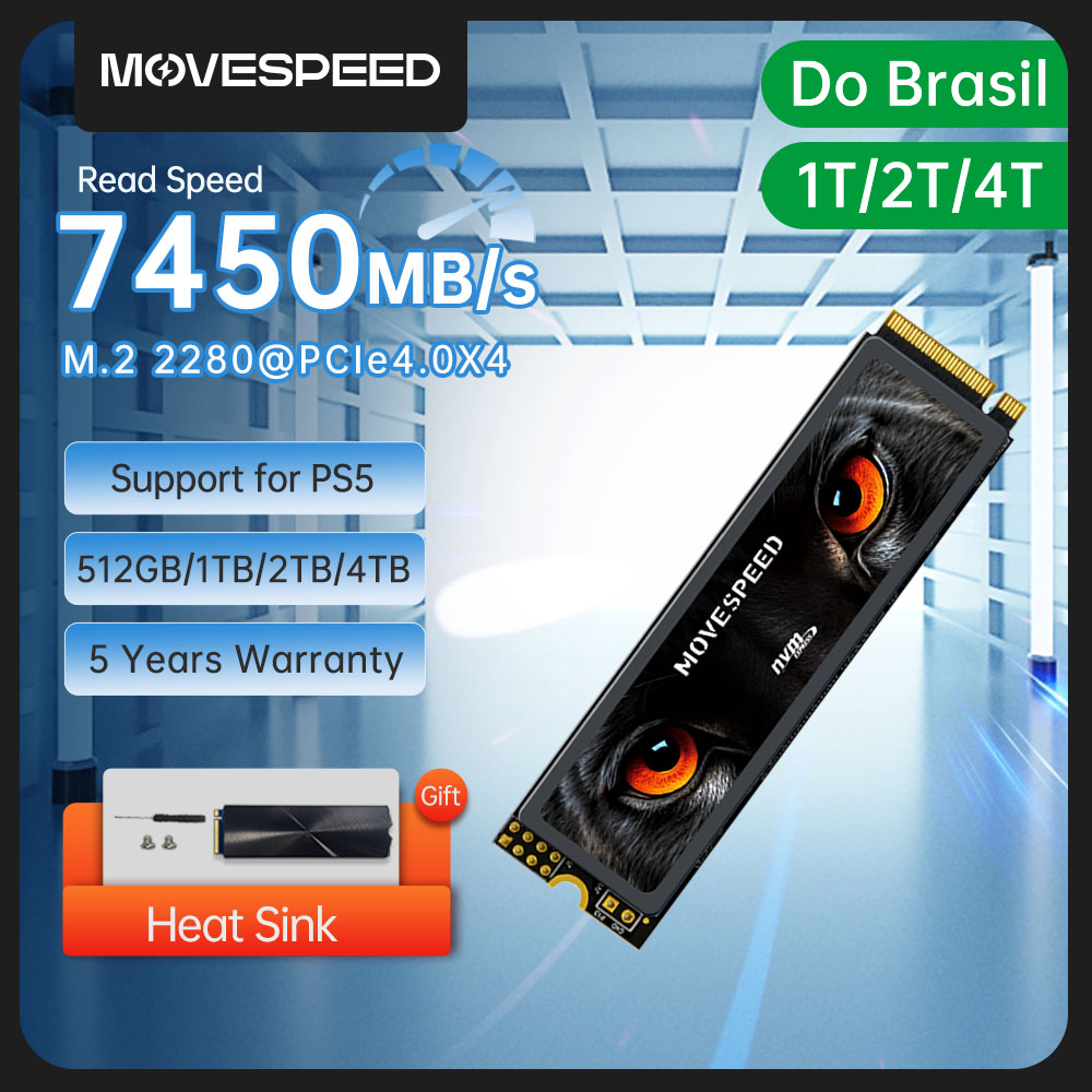 MOVESPEED 7450 mo/s SSD NVMe M - Samsung Ssd 980 Pro avis et prix
