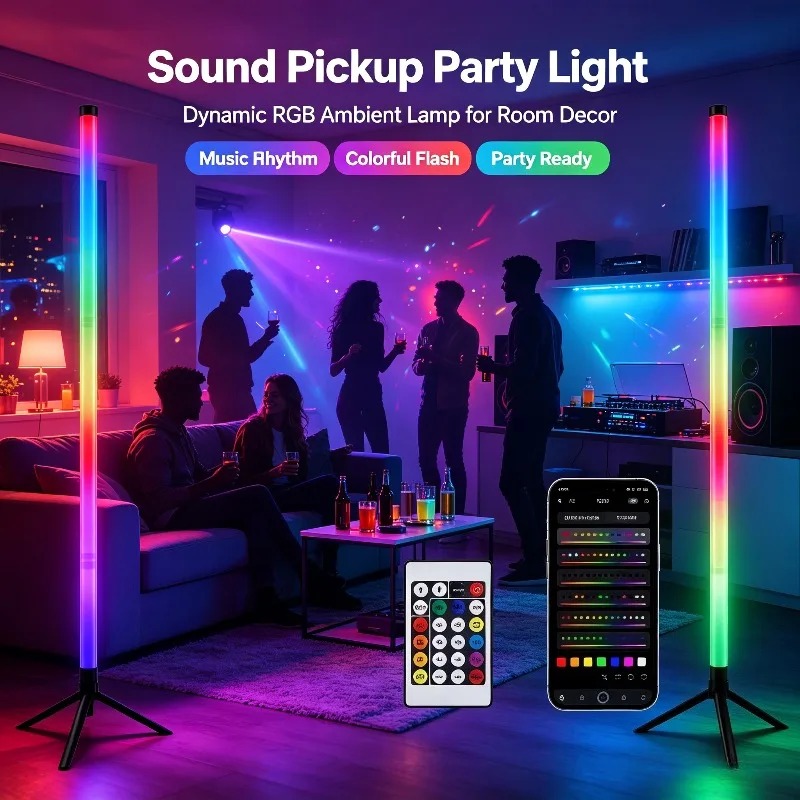 Lampe d'angle au sol RGB de 12 - Esports Gaming Setup avis et prix