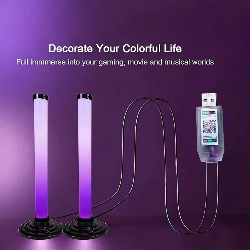 Lot de 2 lampes de sol RGB de  - Esports Gaming Setup avis et prix